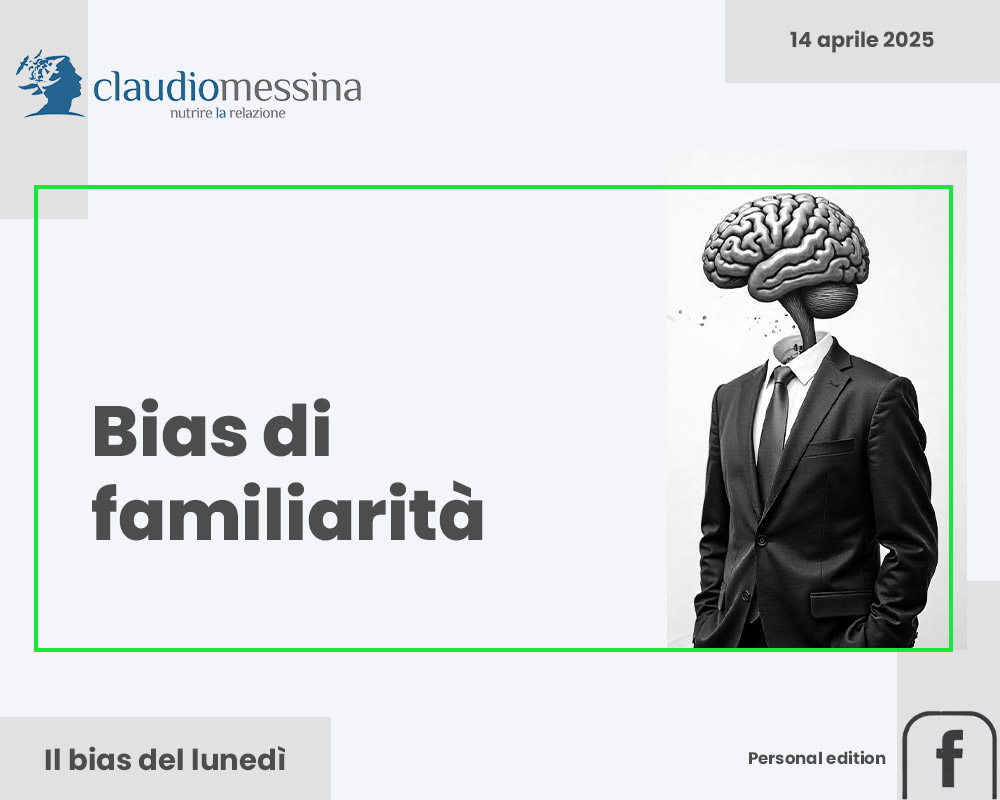 Il bias di familiarità