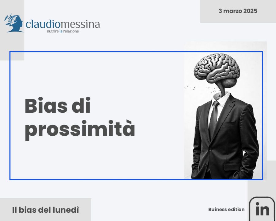Il bias di prossimità