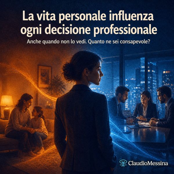 La vita personale influenza ogni decisione professionale