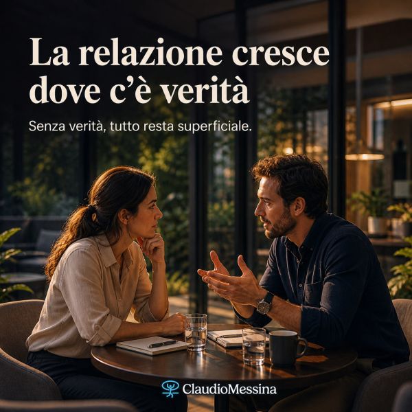 La relazione cresce dove c’è verità