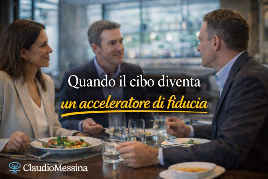 Quando il cibo diventa un acceleratore di fiducia