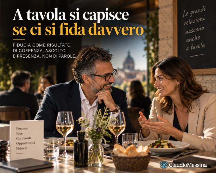 A tavola si capisce se ci si fida davvero