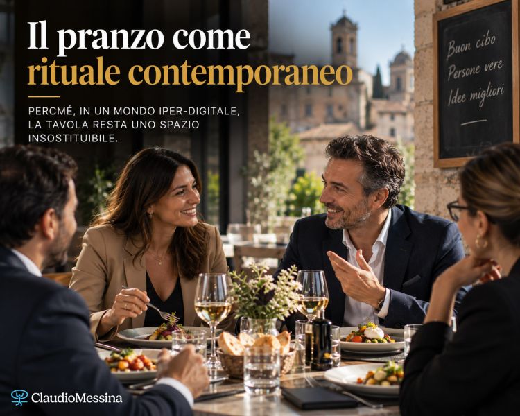 Il pranzo come rituale contemporaneo