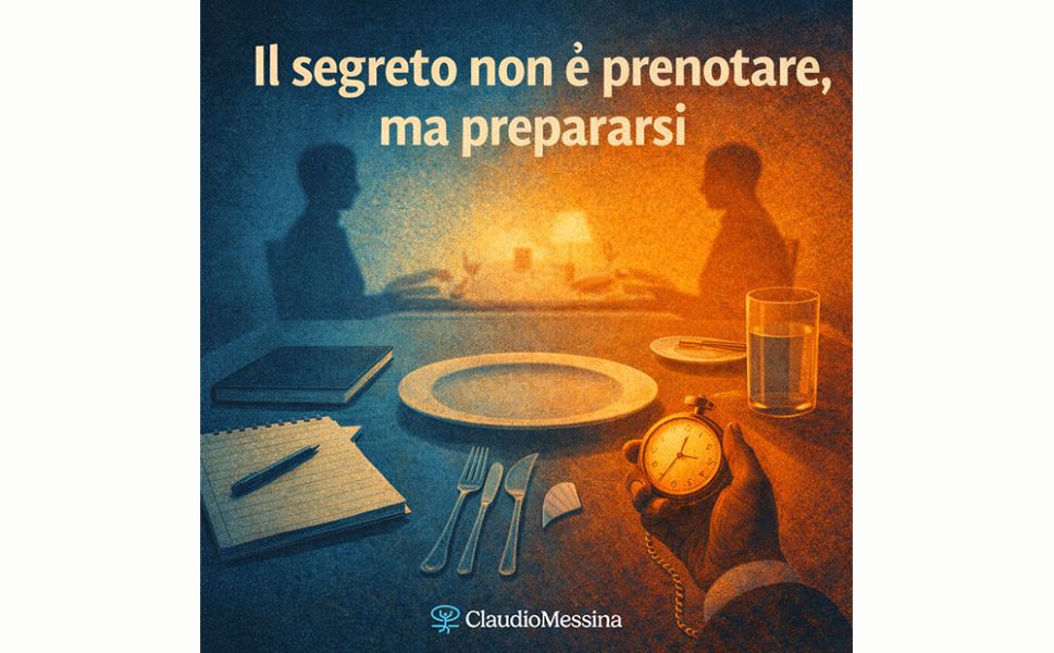 Il segreto non è prenotare, ma prepararsi