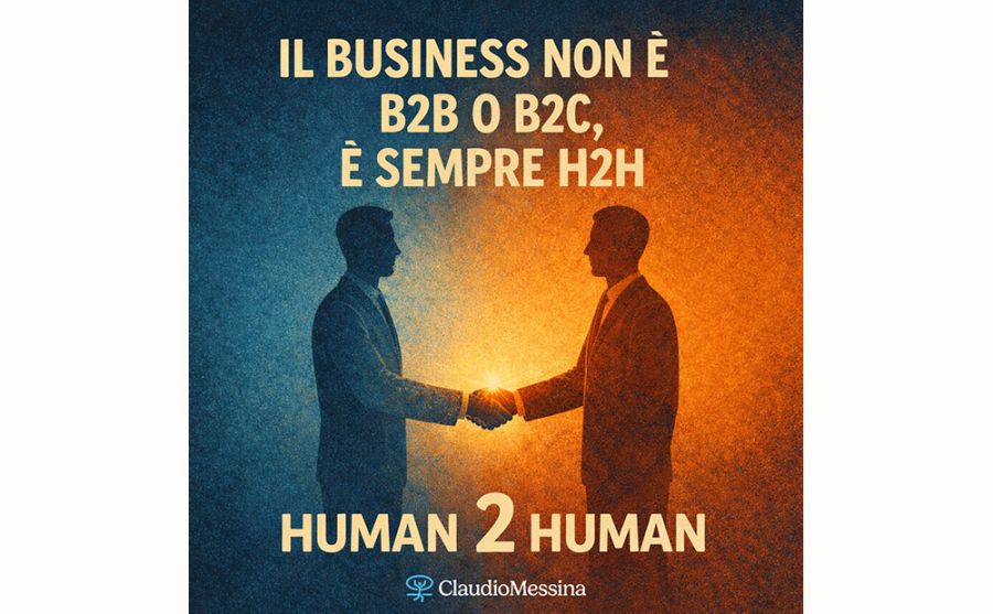 Il business non è B2B o B2C, è sempre H2H
