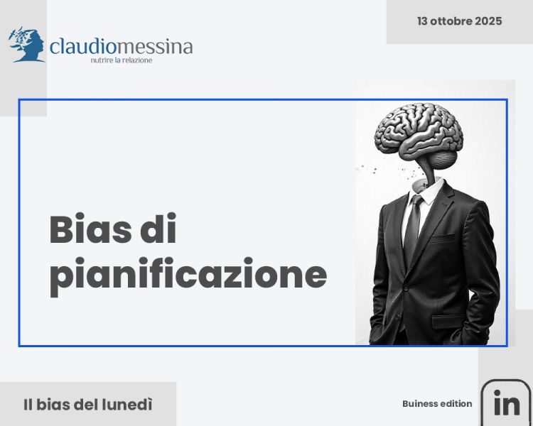 il bias di pianificazione