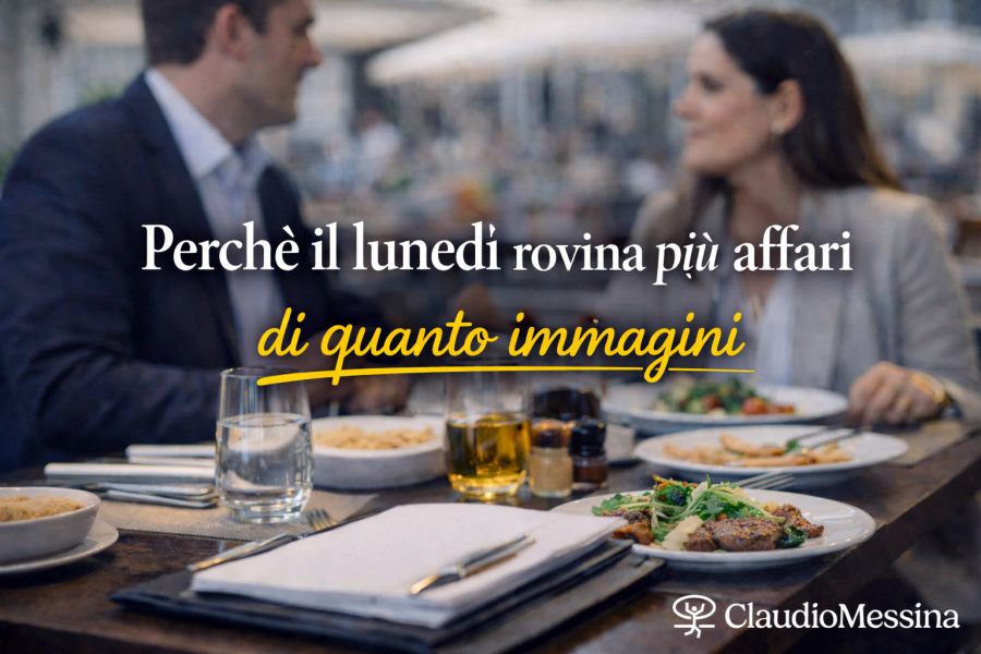 Perché il lunedì rovina più affari di quanto immagini