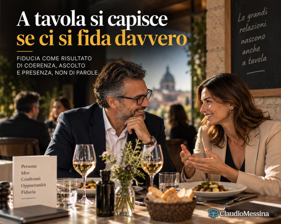 A tavola si capisce se ci si fida davvero