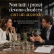 Non tutti i pranzi devono chiudersi con un accordo