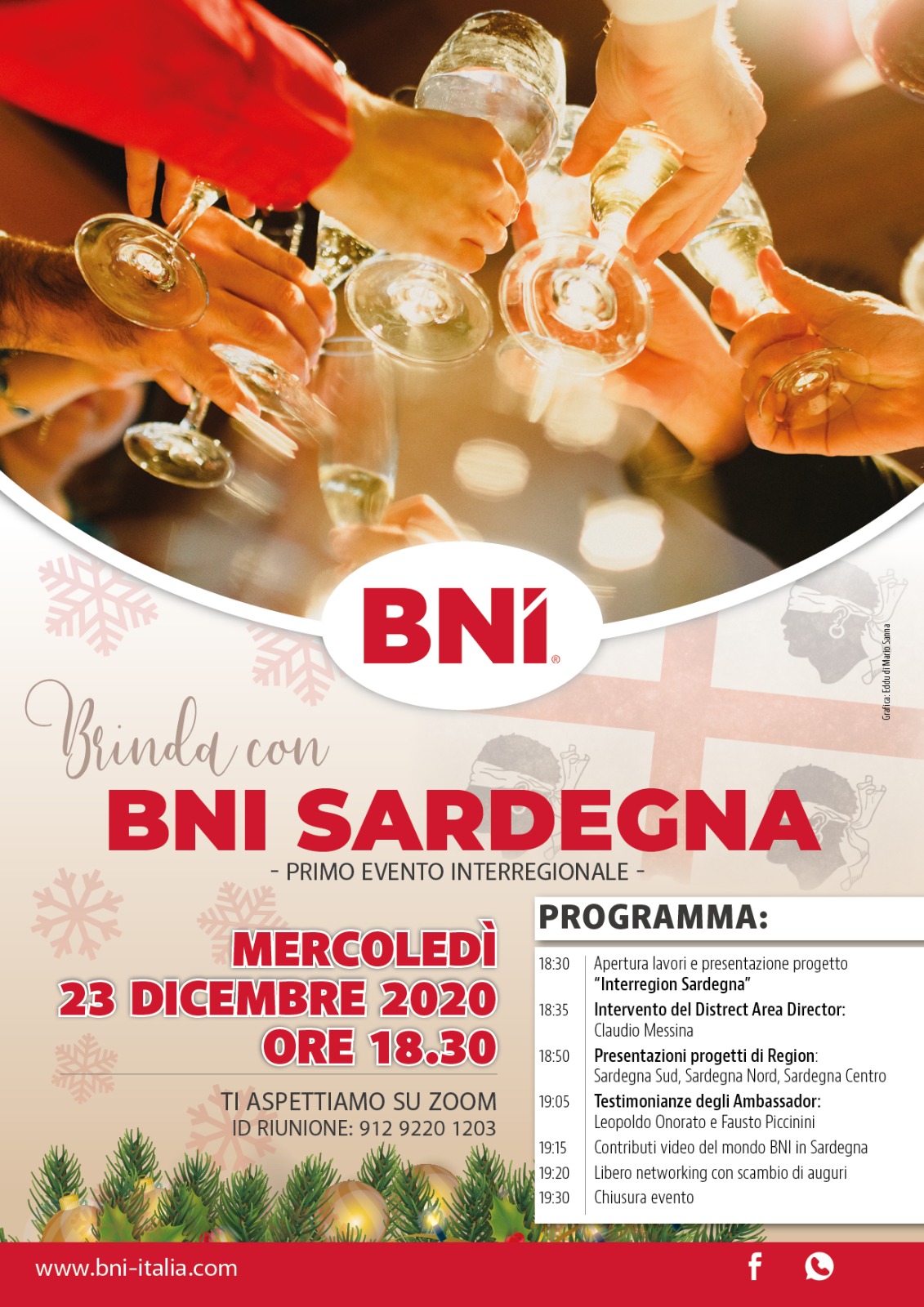 Brinda con BNI Sardegna – Referral Tasting – Business a tavola – Claudio Messina