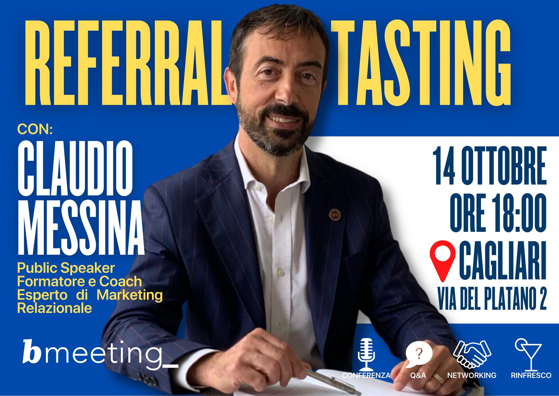 Referral Tasting a BMeeting - Cagliari